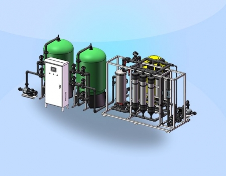8~10T/H(每小時出水8~10噸)超濾凈水設備